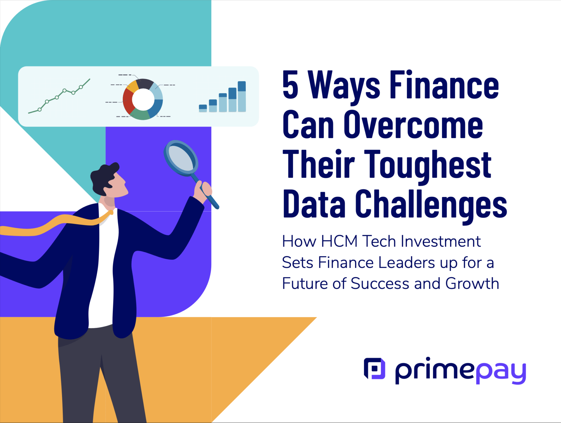 5 Ways Finance Can Overcome Their Toughest Data Challenges white paper cover image.