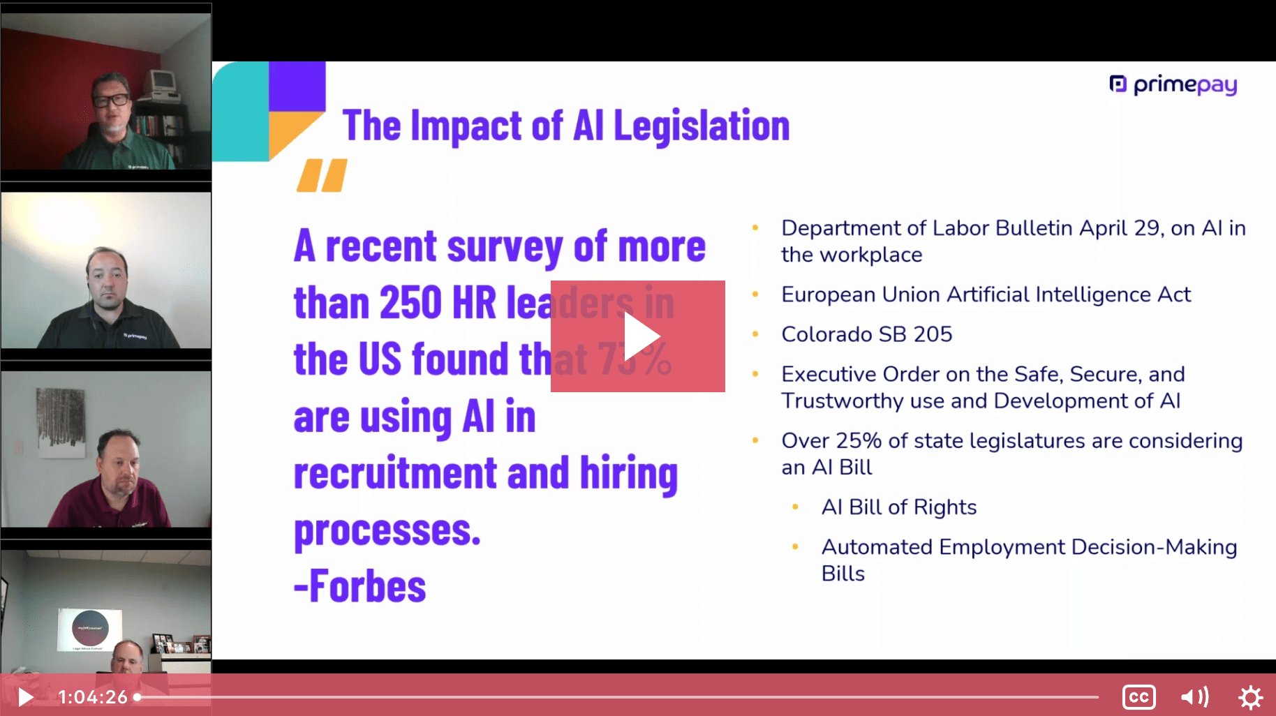 The Intersection of AI & HR Technology