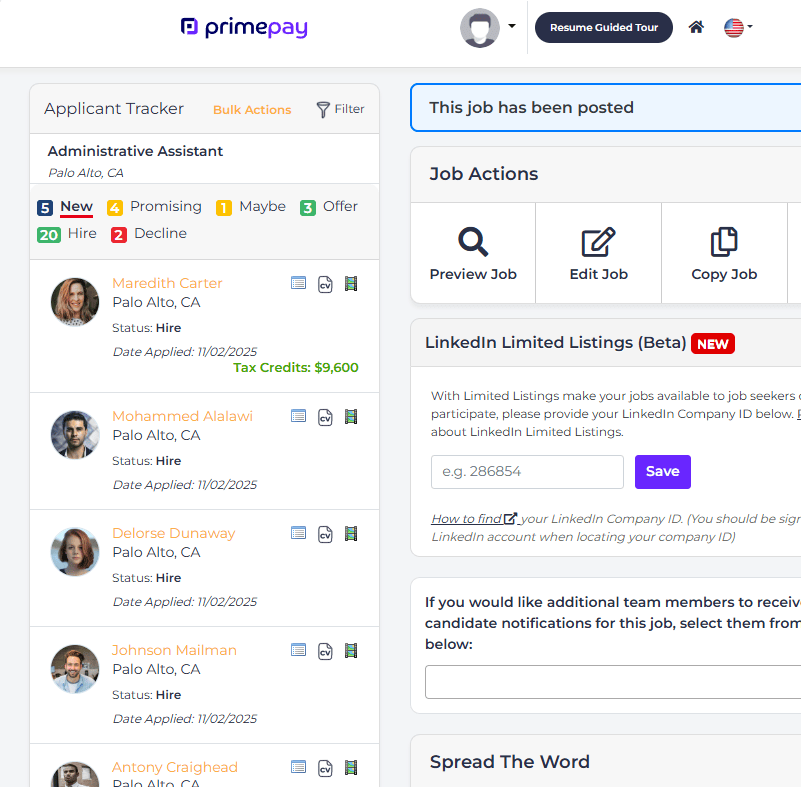 automatically schedule interviews