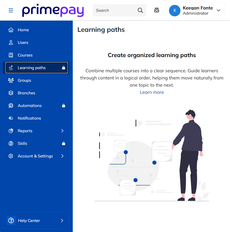 customizable learning paths