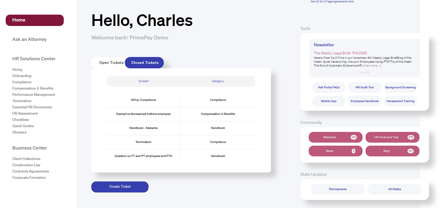 askLegal attorney chat portal