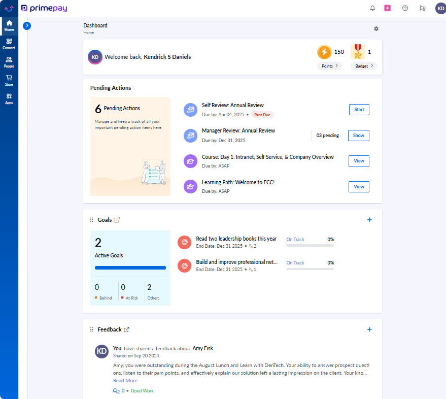 badges and points for gamified performance manageme