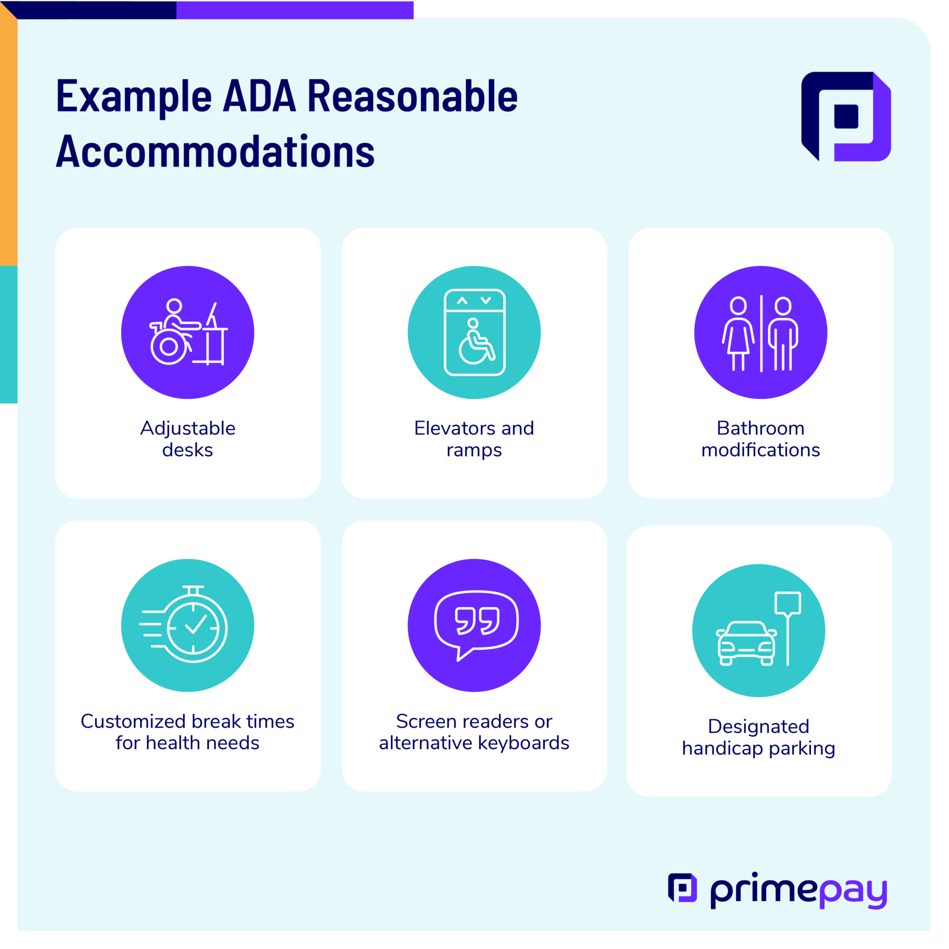 examples of reasonable accommodations