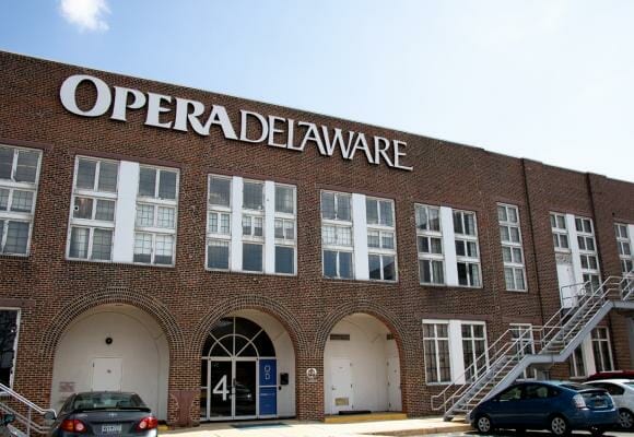 Photo of building with 'Opera Delaware' on it