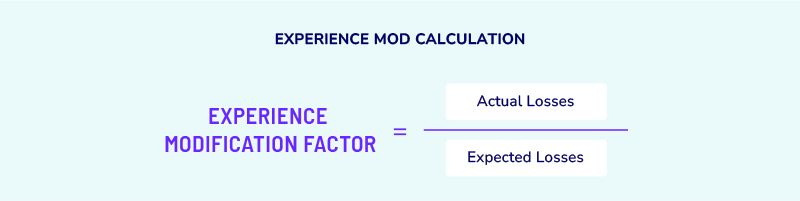 workers comp experience mod calculation